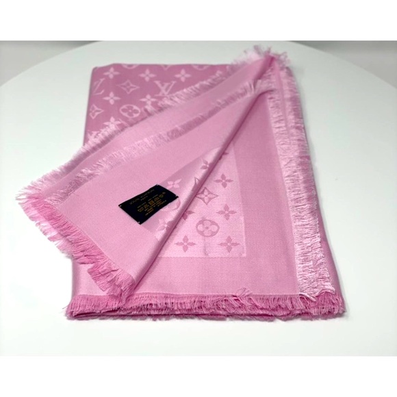 ❗️SOLD❗️Louis Vuitton monogram shawl M73654 rose pink - Picture 5 of 9
